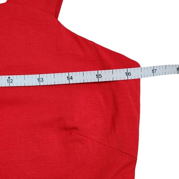 Sugarlips Mariana Midi Sleeveless Red Jersey Knit Dress Women's Medium NWT Chic - Picture 10 of 12